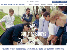 Tablet Screenshot of blueridgeschool.com